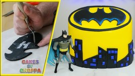 Bat Symbol Cake - Batman