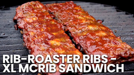 How To Make Rib-Roaster Ribs -XL Mcrib Sandwich