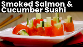Smoked Salmon And Cucumber Sushi