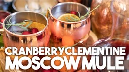Cranberry And Clementine Moscow Mule - Holiday Special