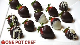Easy Chocolate Dipped Strawberries