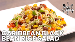 Caribbean Black Bean Rice Salad -  Perfect BBQ Side Dish