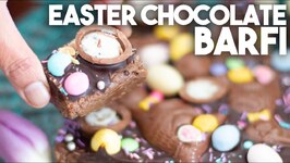 Easter Chocolate Barfi - Easy Chocolate fudge