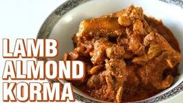 Badami Gosht Korma Recipe - How to Make Lamb Almond Korma - Mutton Recipe Smita Deo