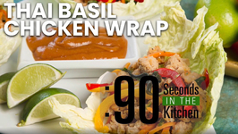 90 Second Thai Basil Chicken Wrap