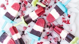 Red White Blue Ice Pops - 4th Of July Block Party