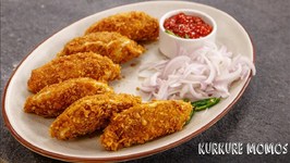 Kurkure Momos - Crunchy And Juicy Soya Veg Momo