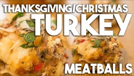 Turkey Meatballs With Herbs, Spices, Cheese And Nuts - 12 Days Of Christmas