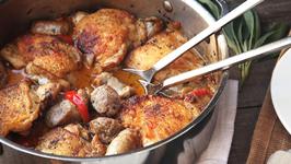 Chicken Scarpariello (Italian Sweet-and-Sour Chicken with Sausage)