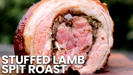 Stuffed Lamb Spit Roast