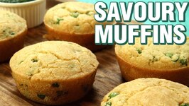 Savoury Muffins Recipe - Savory Muffins - Eggless Muffins Recipe - Neha Naik
