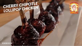 Cherry Chipotle Chicken Lollipop Recipe On The Weber Kettle
