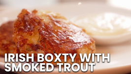 Irish Boxty With Smoked Trout