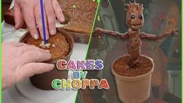 Baby Groot Cake  Guardians Of The Galaxy (How To) feat: Damielou Shavelle