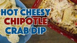 Cheesy Chipotle Hot Crab Dip