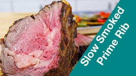 Slow Smoked Prime Rib Roast In A Wood Oven