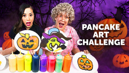 Pancake Art Challenge - Halloween Edition