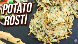 Potato Rosti Recipe - Potato Pancakes - BEST Breakfast Recipe - Ruchi