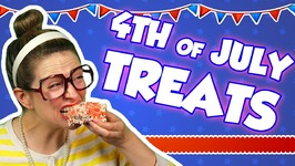 Firework Rice Krispie Treats with Candy Pop Rocks for 4th of July!  Arts and Crafts w/ Crafty Carol