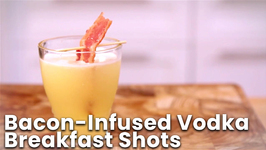 Bacon-Infused Vodka Breakfast Shots