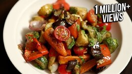 Roasted Vegetable Recipe Quick And Easy Baked Veg Salad Ruchis Kitchen