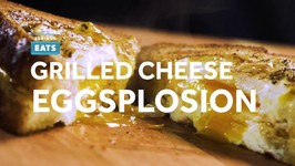 Grilled Cheese Eggsplosion: Eggs-in-a-Hole Grilled Cheese