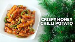 Crispy Honey Chilli Potato / Indo - Chinese Party Starter Recipe / Honey Chilly Potatoes By Smita