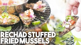 Rechad Stuffed Fried Mussels - Appetizer Perfect For NYE Or Any Celebration