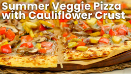 Summer Veggie Pizza with Cauliflower Crust