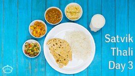 Navratri Day 3 Satvik Thali- Crispy Bhindi Salad