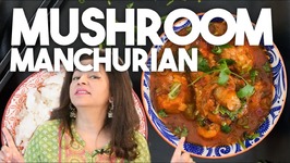 MUSHROOM Manchurian - Vegetarian Vegan Indo Chinese
