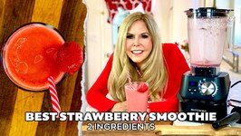 2 Ingredient - Strawberry Smoothie without Yogurt Recipe - Fast Bullet Blender - Banggood Klarna