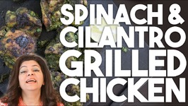 SPINACH And CILANTRO Grilled CHICKEN - HEALTHY recipe