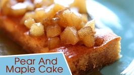 Pear Cake Recipe  Pear And Maple Cake  Beat Batter Bake With Priyanka