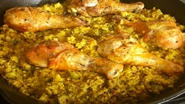 Keto Arroz Con Pollo / Chicken With Rice Using Cauliflower