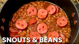 How to Make Snouts and Beans Scary Halloween Dish Tutorial