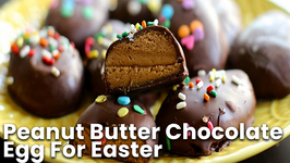 Peanut Butter Chocolate Egg For Easter