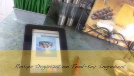 Kitchen Recipe Organizational Tool Key Ingredient