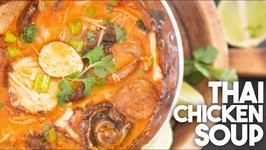 Thai Chicken Soup - Creamy Coconut, Chicken And Thai Spices