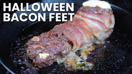 Halloween Bacon Feet