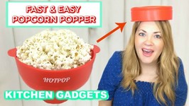 Making Easy And Fast Popcorn With Hotpop Cooker - Kitchen Gadget Review