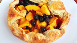 Peach And Blueberry Galette
