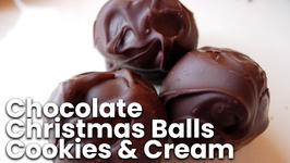 Chocolate Christmas Balls Cookies And Cream