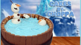 OLAF Kit-Kat Cake  Disney's FROZEN (How To)