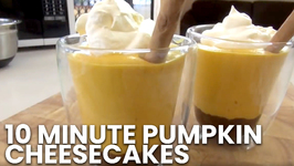 10 Minute Pumpkin Cheesecakes