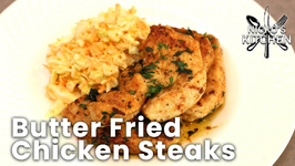 Butter Fried Chicken Steaks - Cheap - Easy To Make And So Yummy