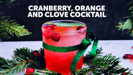 Cranberry, Orange And Clove Cocktail