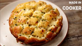 Pull Apart Garlic Bread In Cooker - Easy No Oven Cheese Garlic Bread
