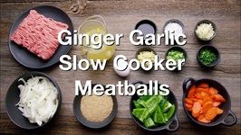 Ginger Garlic - Slow Cooker Meatballs