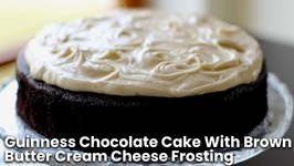 Guinness Chocolate Cake With Brown Butter Cream Cheese Frosting